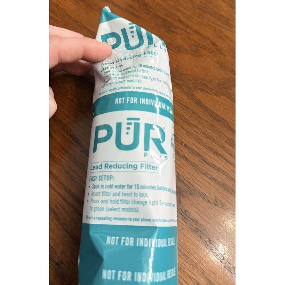 PUR PLUS Replacement Water Pitcher LEAD REDUCING Filter, New, Sealed